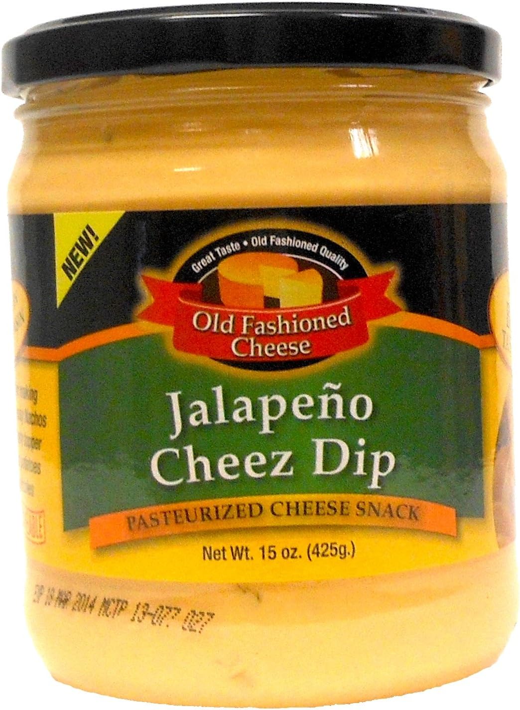 Old Fashioned Cheese Jalapeno Cheese Dip, 15 Ounce