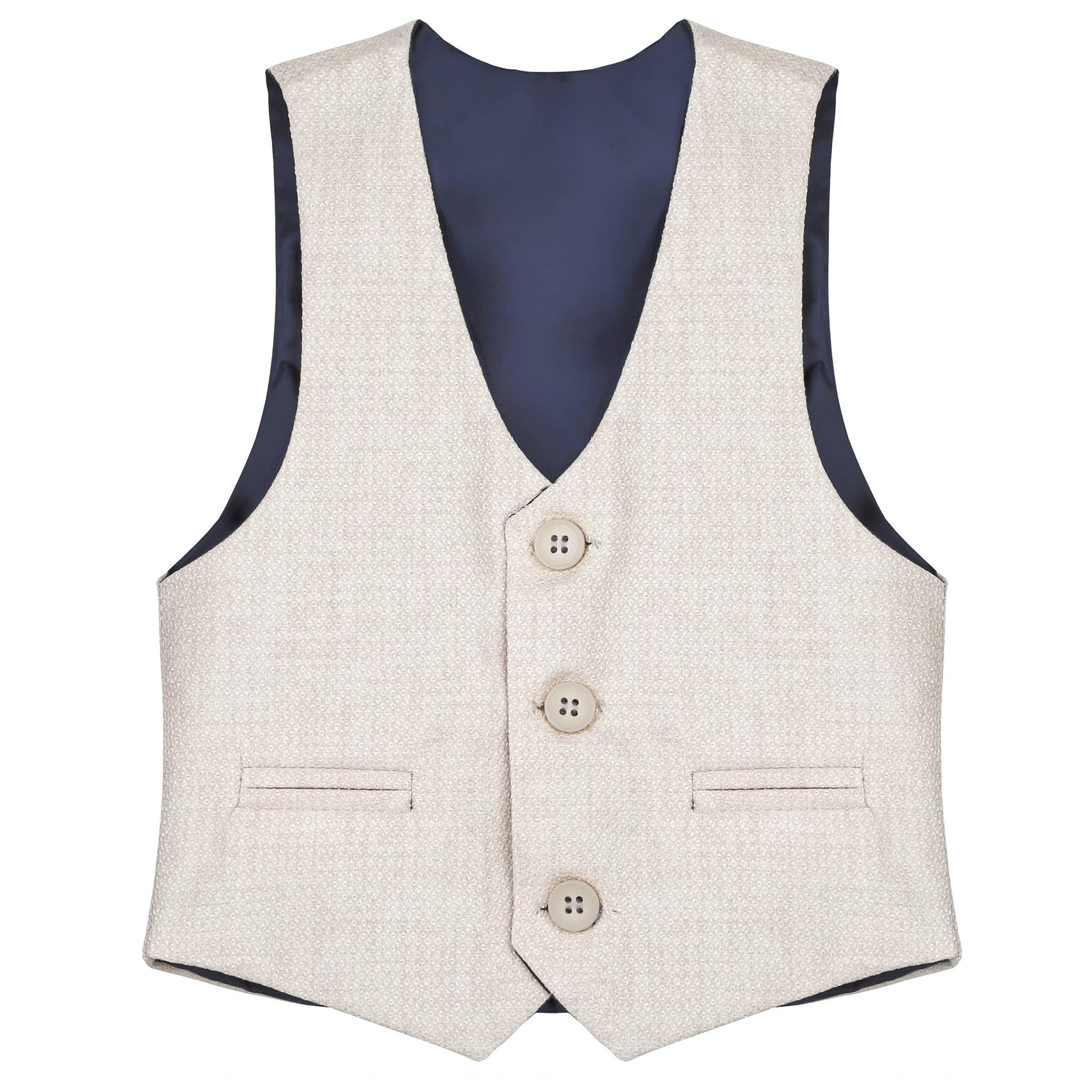 Lilax Costume Formel 4 pièces pour garçon avec Gilet, Pantalon et Cravate