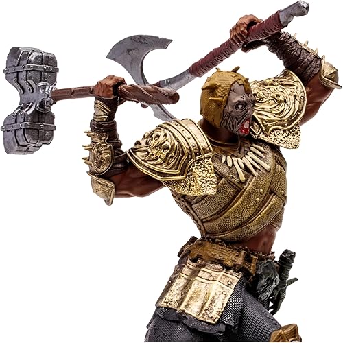 Miniatura 3 de McFarlane Toys - Diablo IV Upheaval Barbarian (Rare) Figura Posada Escala 1:12