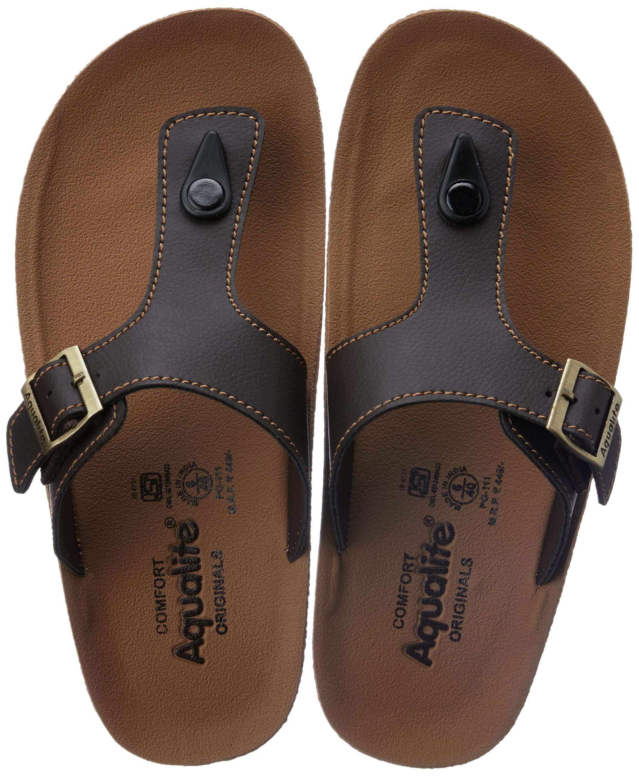Aqualite Men PG-111 Slipper, Beige/Brown, 8 UK/India (B0D95X13SN) Amazon Price History, Amazon Price Tracker
