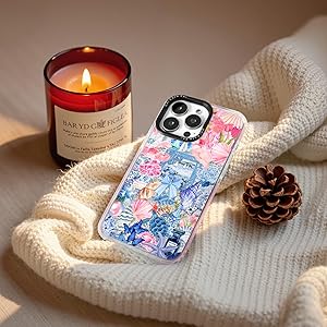 ChiCaseVer for iPhone 13 Pro Case, Coastal Vintage Collage Pattern, Military-Grade Drop Protection, Vintage Coastal Soft Slim TPU Protective Cover with Camera Protection for Women & Girls