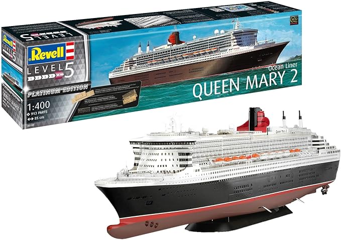 Mest Väntevärda Science Fiction-Filmen År 2026 Visar Nytillträde 5 81HI LmW9iL. AC SX679 Revell RV05199 1:400-Queen Mary 2 Platinum Edition Plastic Model kit, Multicolour, 1/400