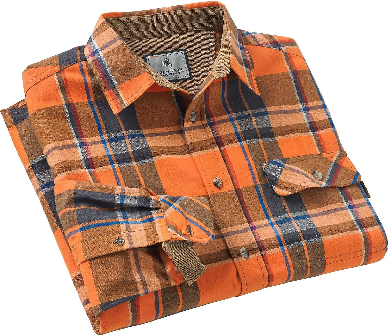 Legendary Whitetails Mens Long Sleeve Button Down 100% Cotton Flannel Shirt - Image 7