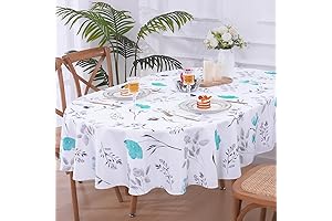 Likiyol Floral Tablecloth 60x84 Inch Oval: Perfect for Spring Sojourn
