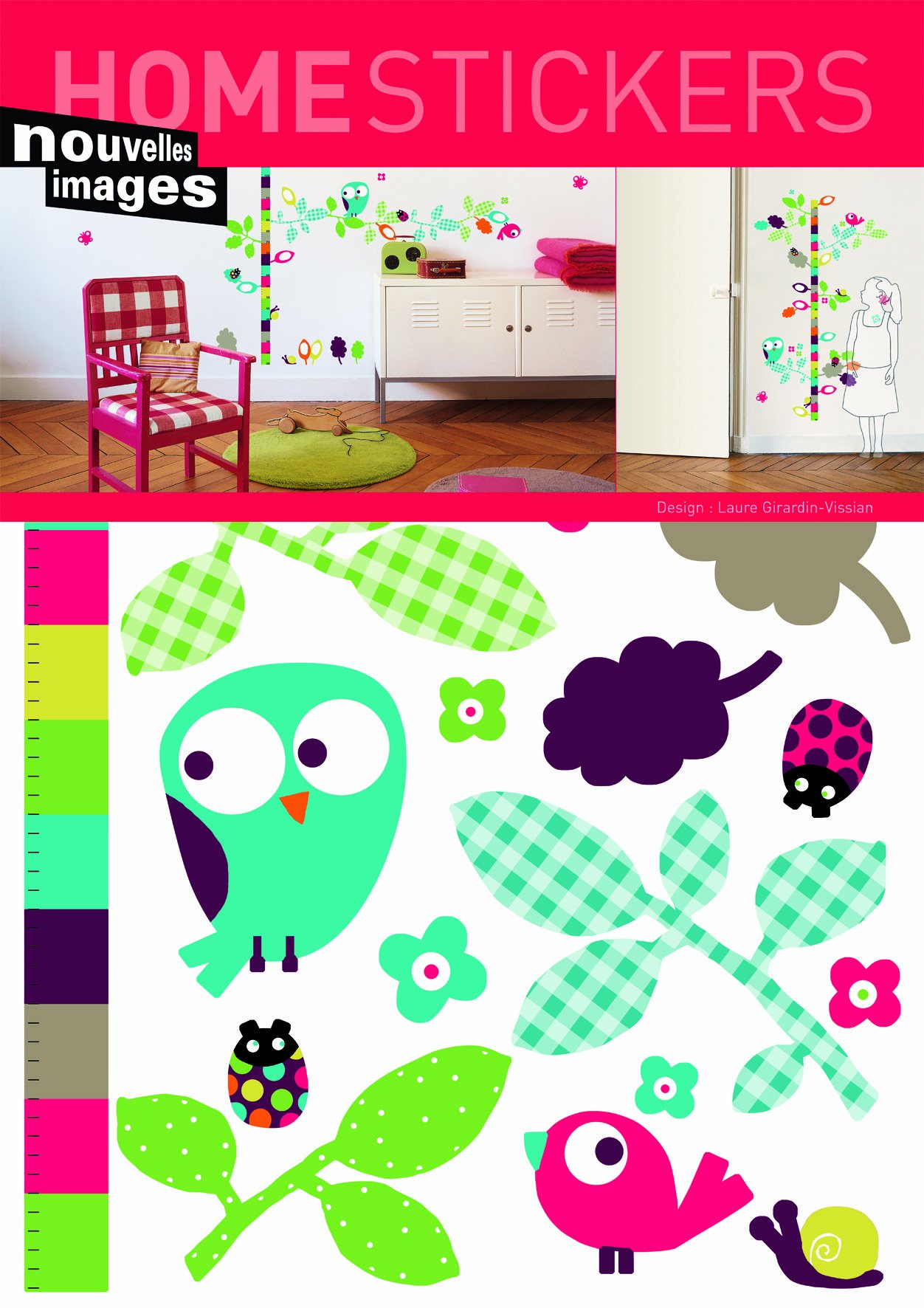 Home Stickers Pegatinas para el hogar Pegatinas de pared decorativas Toise Birdy