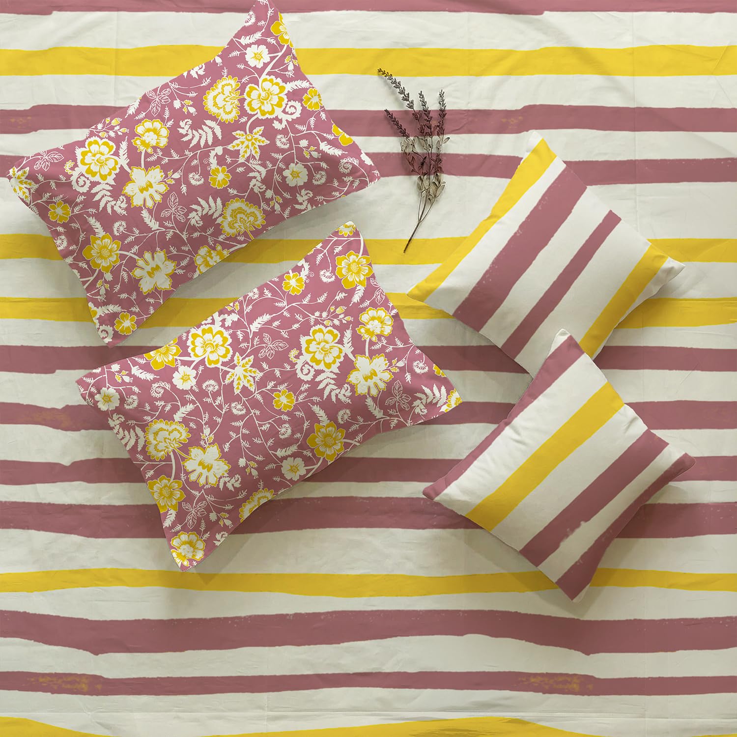 Urban Space Divine Cotton Bedsheet - Queen Size -9 Urban Space Divine Cotton Bedsheet - Queen Size -9