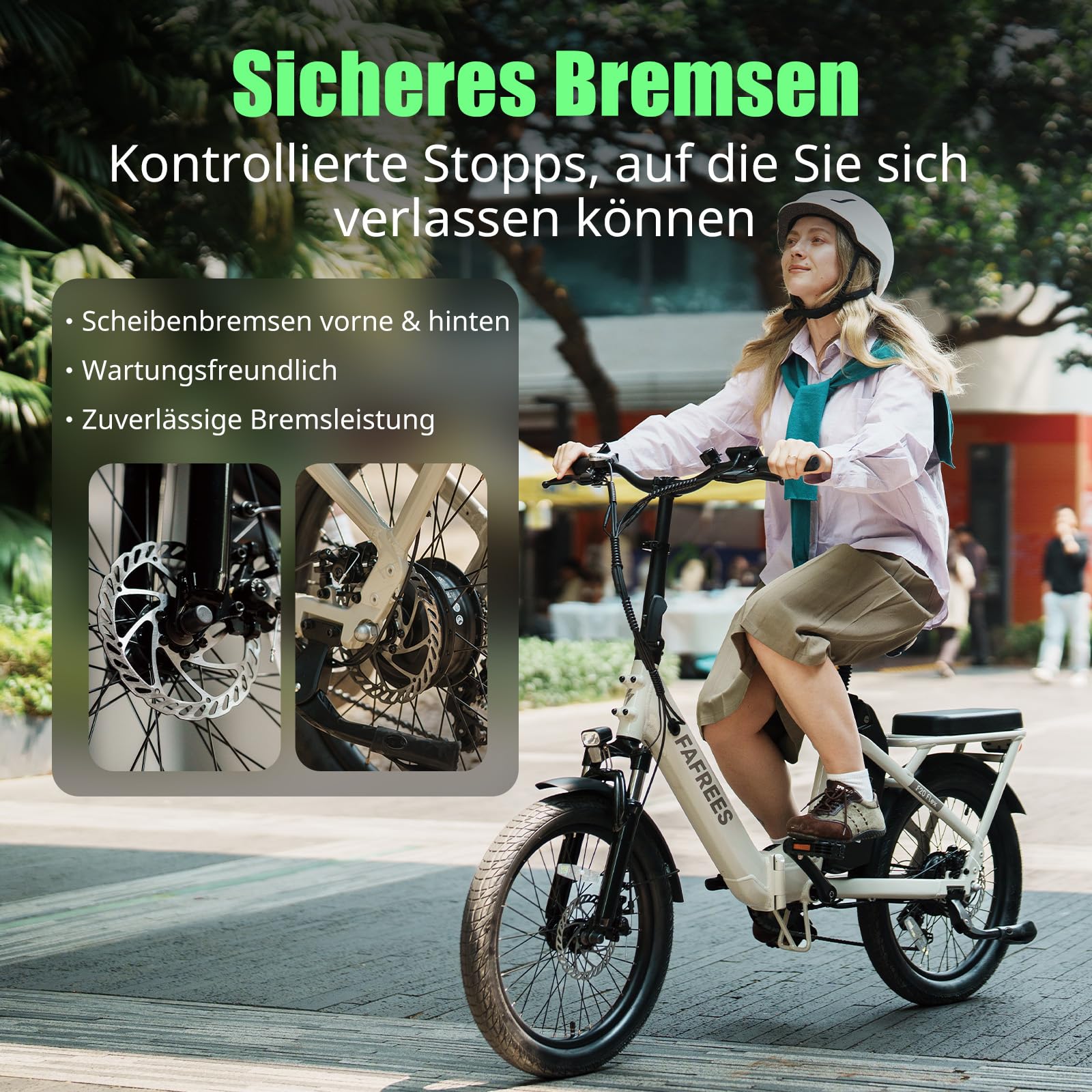 Fafrees F20 Flex Elektrofahrrad E-Bike Klapprad 20 Zoll, Ebike Herren Damen 250W 25km/h, 36V 20Ah/25Ah Akku, Pedelec Drehmomentsensor, Reichweite 100-200km