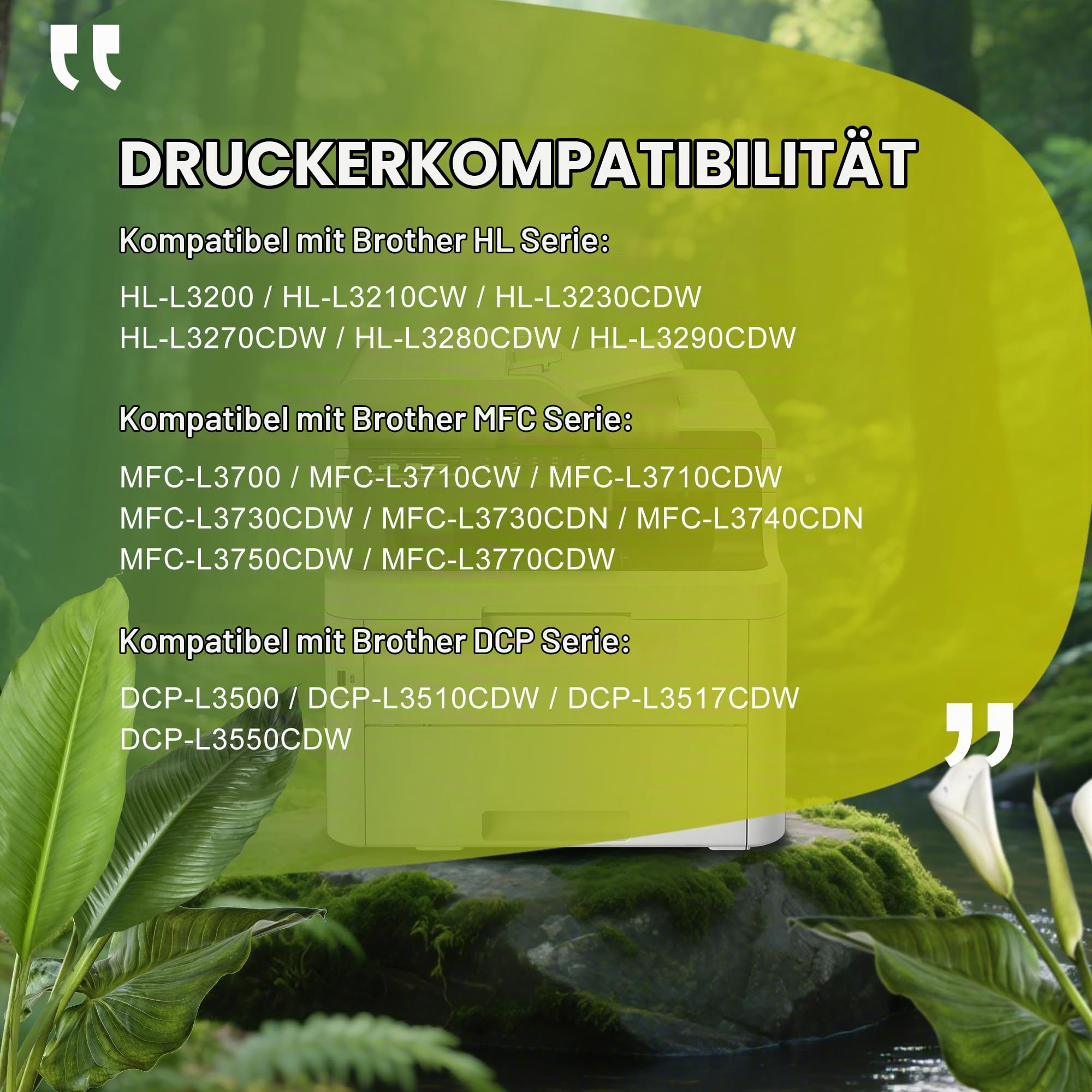 DR243CL Trommeleinheit Kompatibel für Brother DR-243CL DR243 Trommel 4-Pack