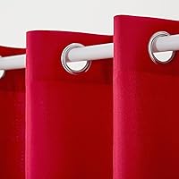 Vista 3 de Curtains - Cortinas con ojales para interior y exterior, 2 paneles de cortina