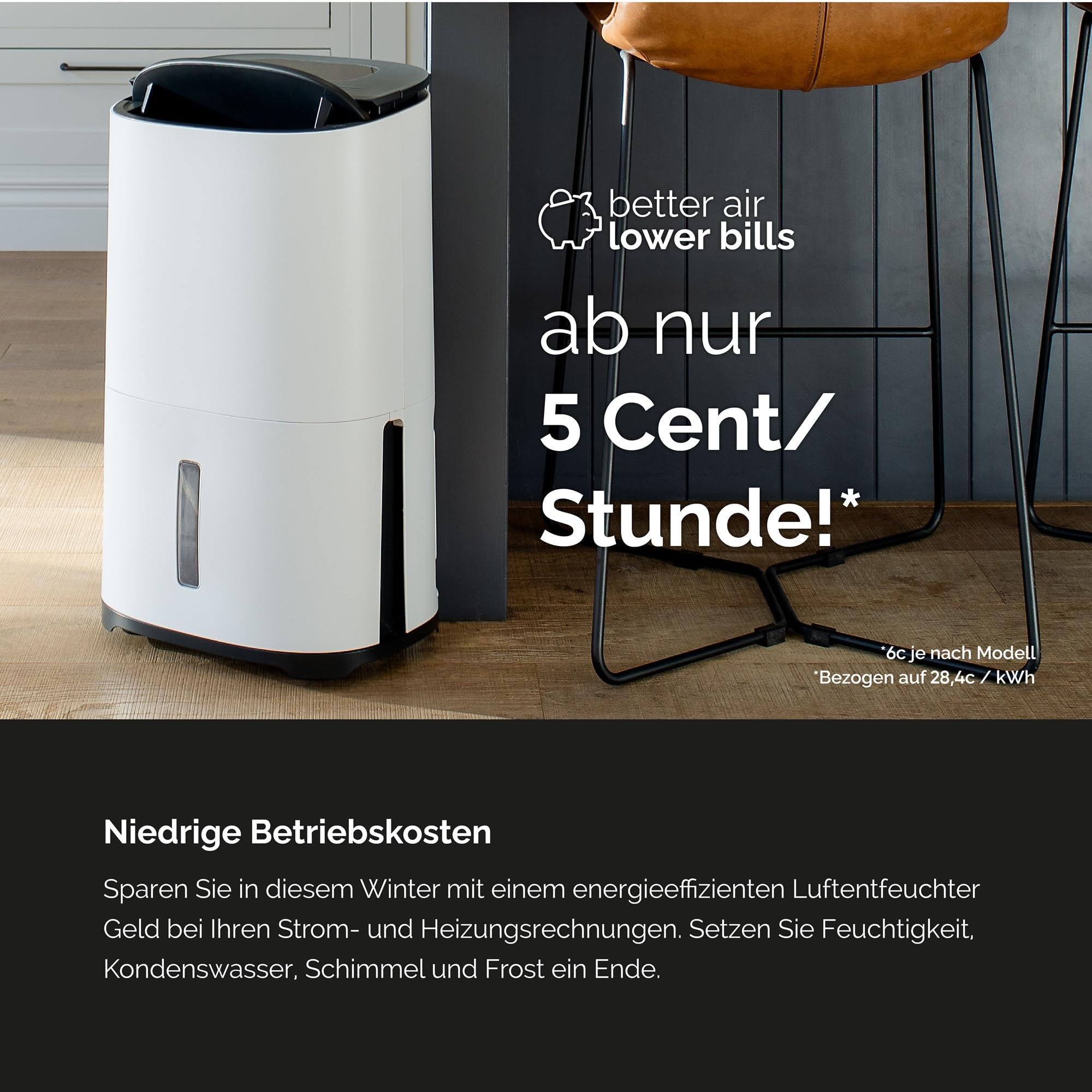 Meaco MeacoDry Arete® Two 20L Luftentfeuchter & HEPA-H13-Luftreiniger, Meaco-WLAN-App, intelligenter Feuchtigkeitsmodus, Wäschemodus, Stromsparmodus, leiser Modus, senkt Feuchtigkeit, 5 Jahre Garantie