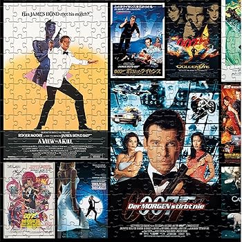 Amazon | 007 James Bond ジェームズ ボンド Movie Poster 1000