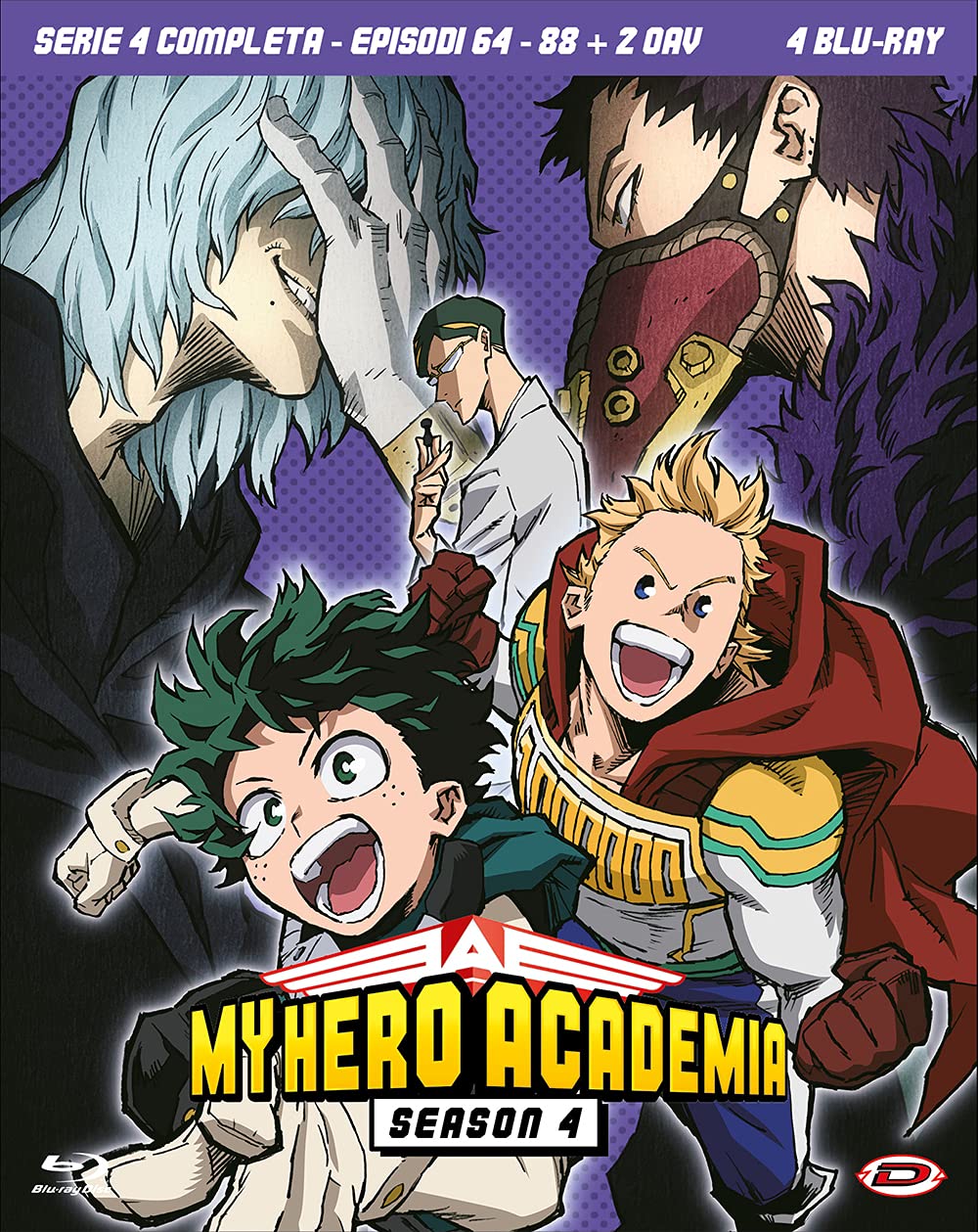My Hero Academia - Stagione 04 The Complete Series (Eps. 64-88+2 Oav) (4 Blu-Ray) (Box Set) (4 Blu Ray)