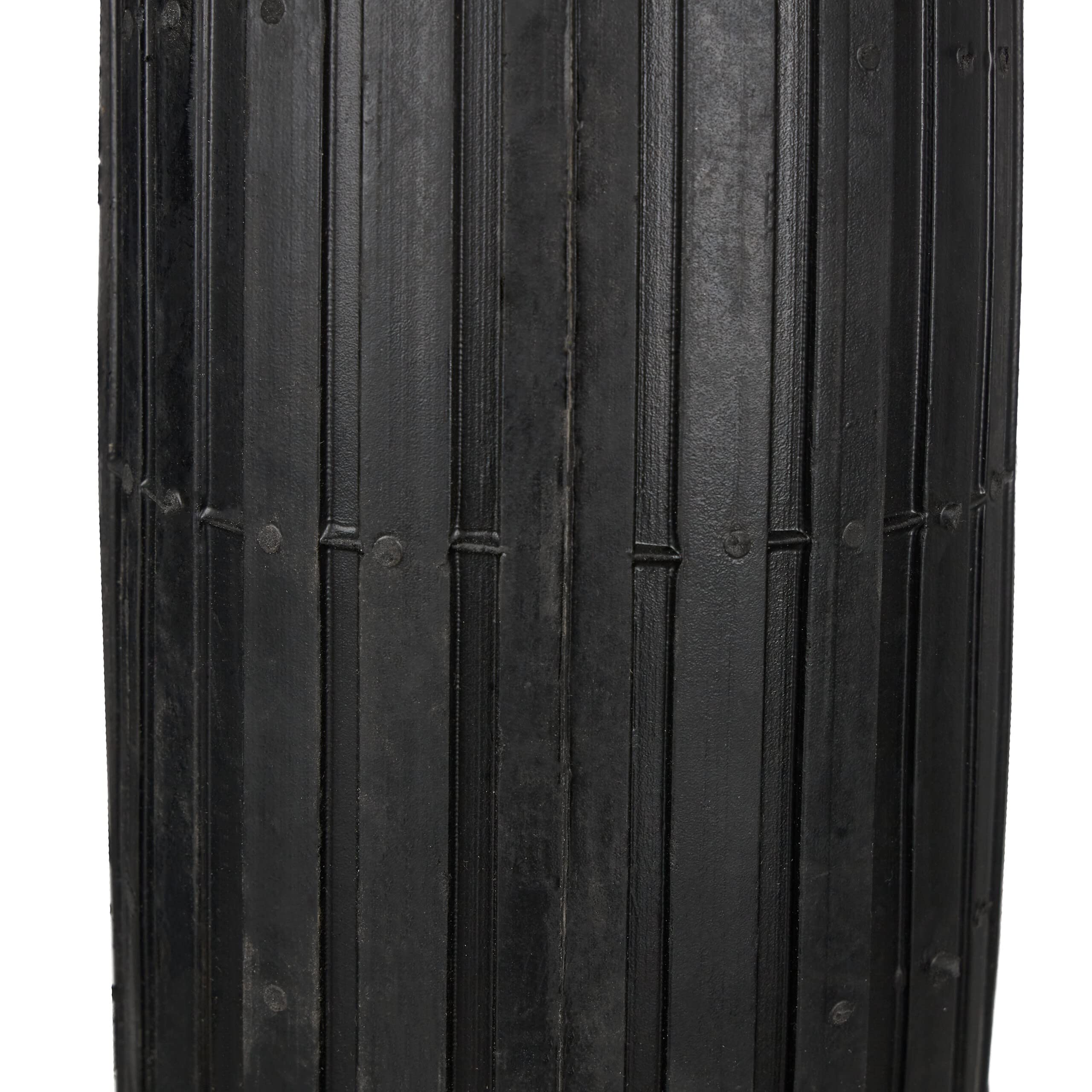 Relaxdays Roue brouette avec Chambre à air, Lot de 2 pneus Rechange 3.50-8 Pouces, pneumatiques, Jusqu’à 154 kg, Noire