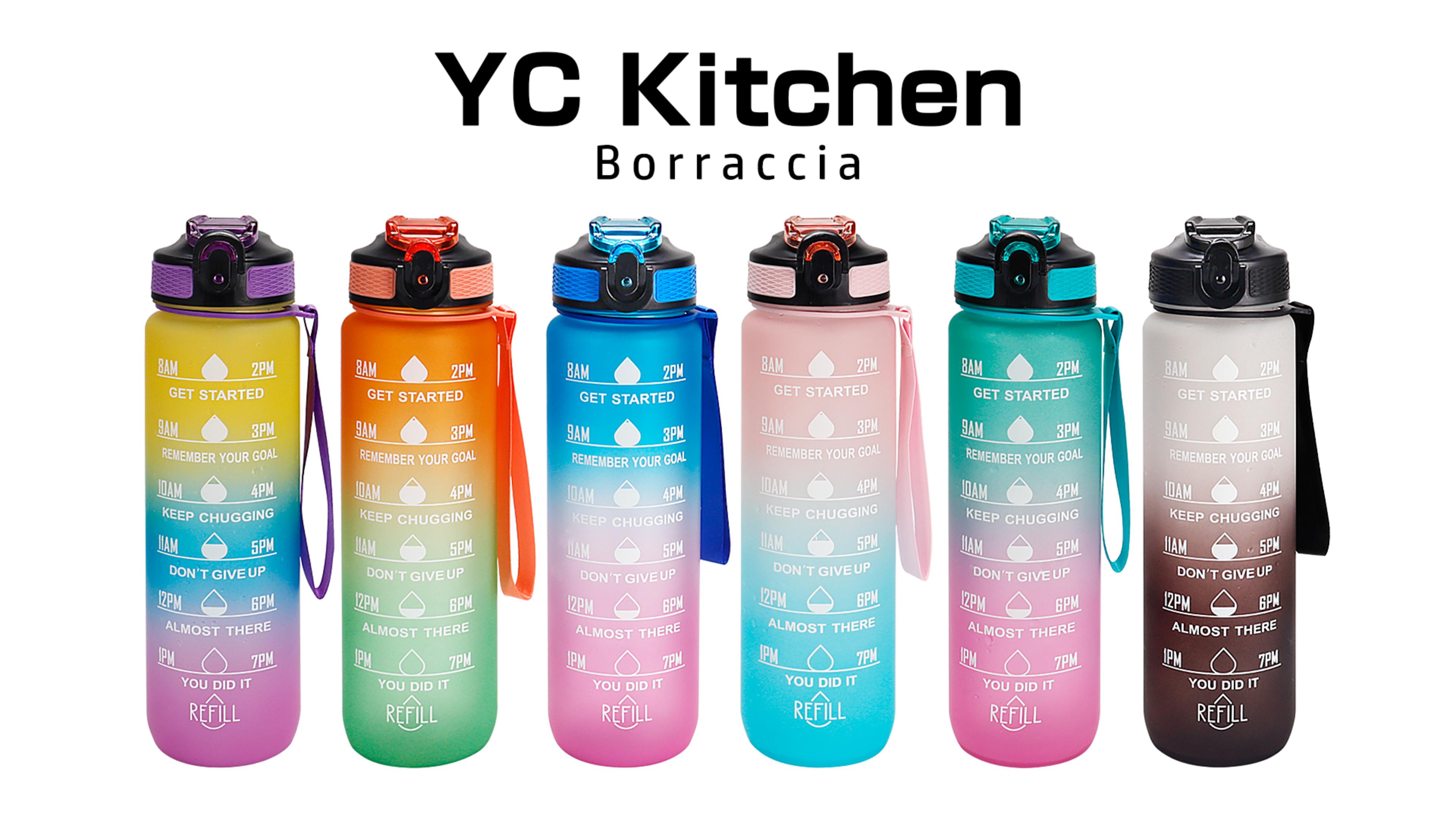 Borraccia Sportiva Squeeze Da 1 Litro - Con Beccuccio, Per Fitness E Outdoor - Foto 3