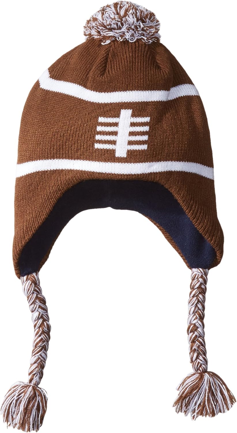 Wembley Men's Knit Football Hat, Brown, One Size Amazon.sg Fashion