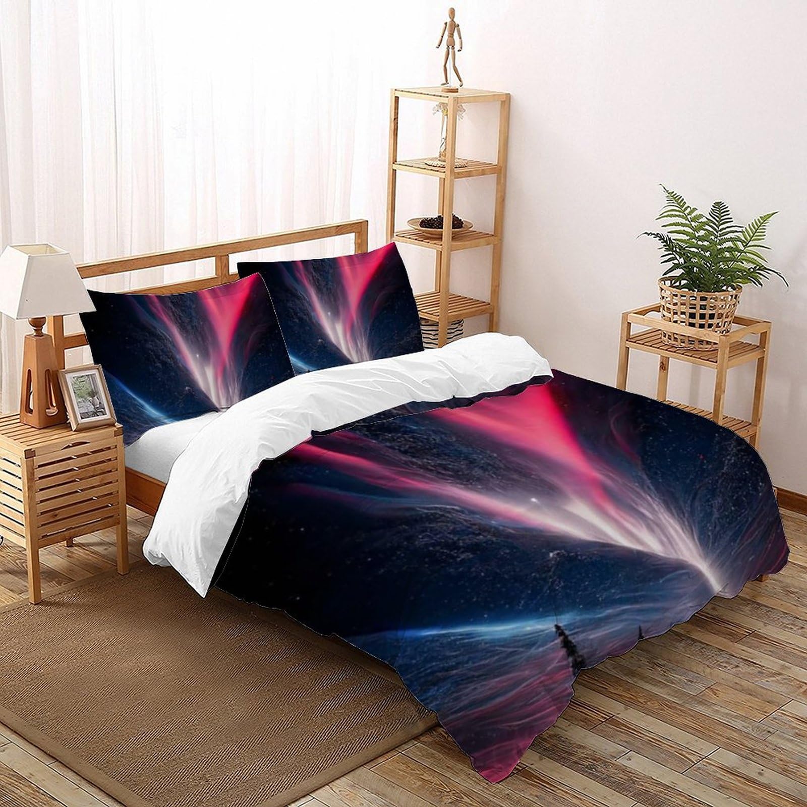 Housse de couette enfant 200x200cm imprimé 3D pour une chambre nuit magique