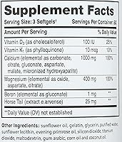 Vista 4 de Calcio líquido con cápsulas blandas de magnesio, 1000 mg, 180