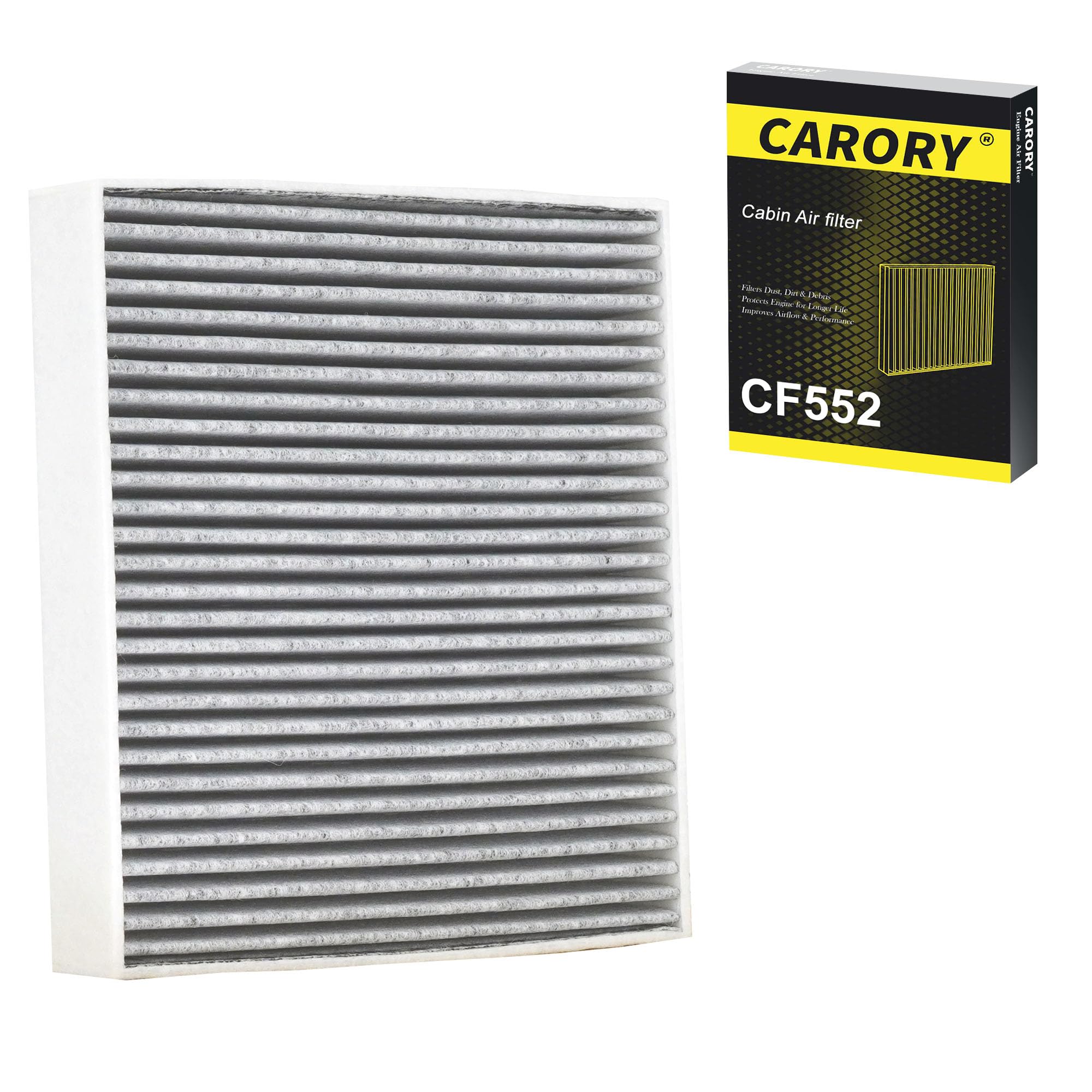 Cabin Air Filter w/Activated Carbon for Nissan Rogue, Altima, Kicks, Pathfinder, Sentra, Versa, Infiniti QX50, QX55, QX60, QX80