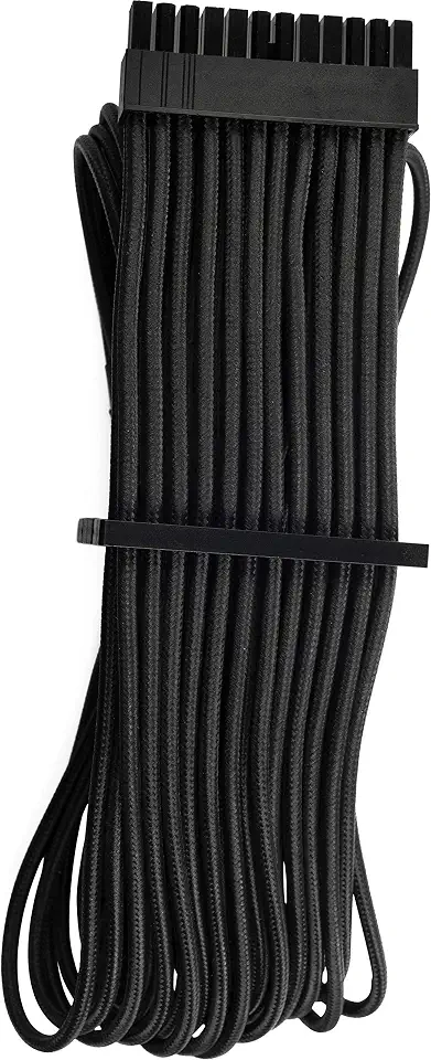 Corsair Premium Individually Sleeved ATX 24-Pin Cable – Type 4 Gen 4 – Black