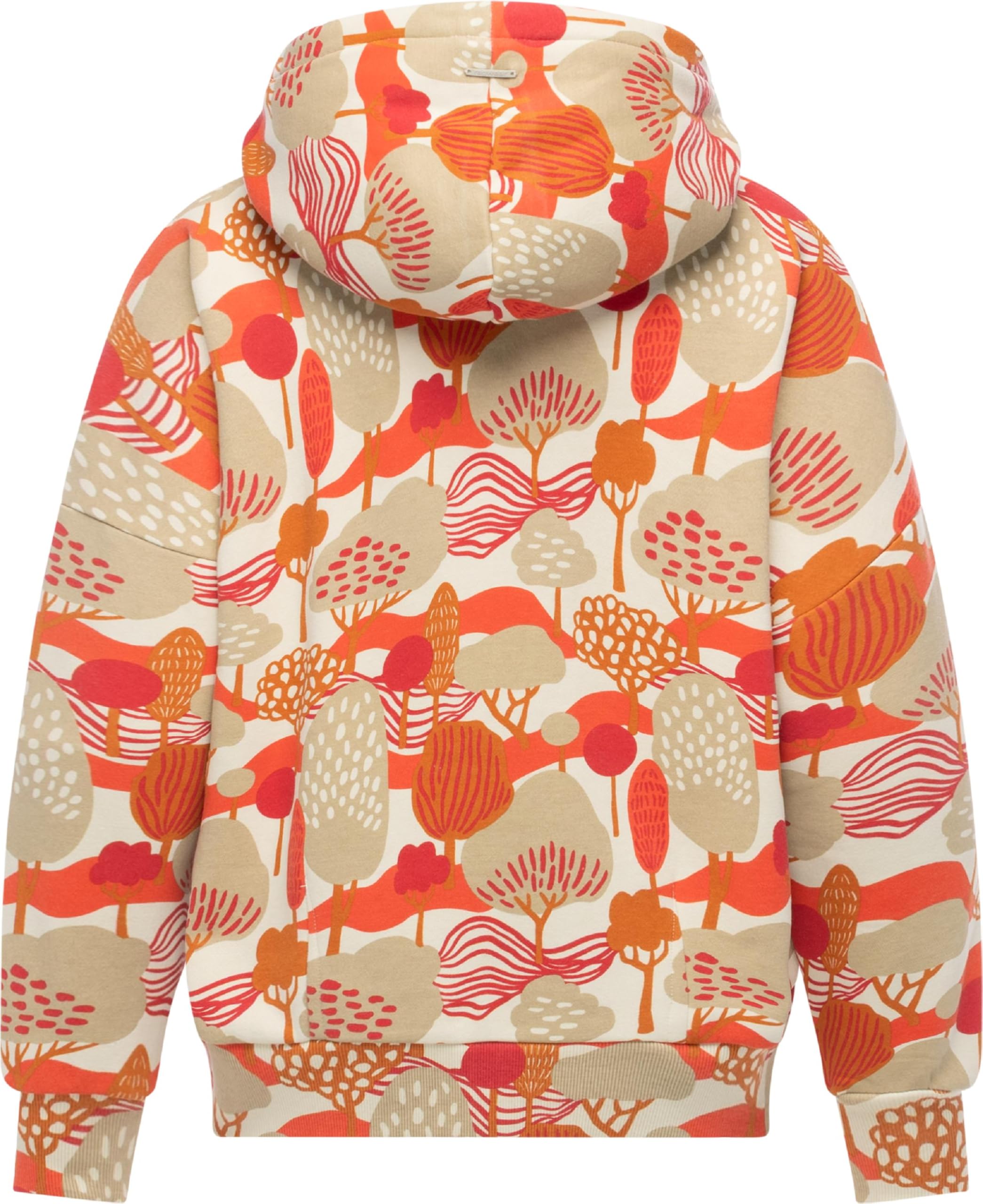 Ragwear Damska bluza z kapturem, przytulny sweter z regulowanym kapturem, nadruk Pirita XS-3XL