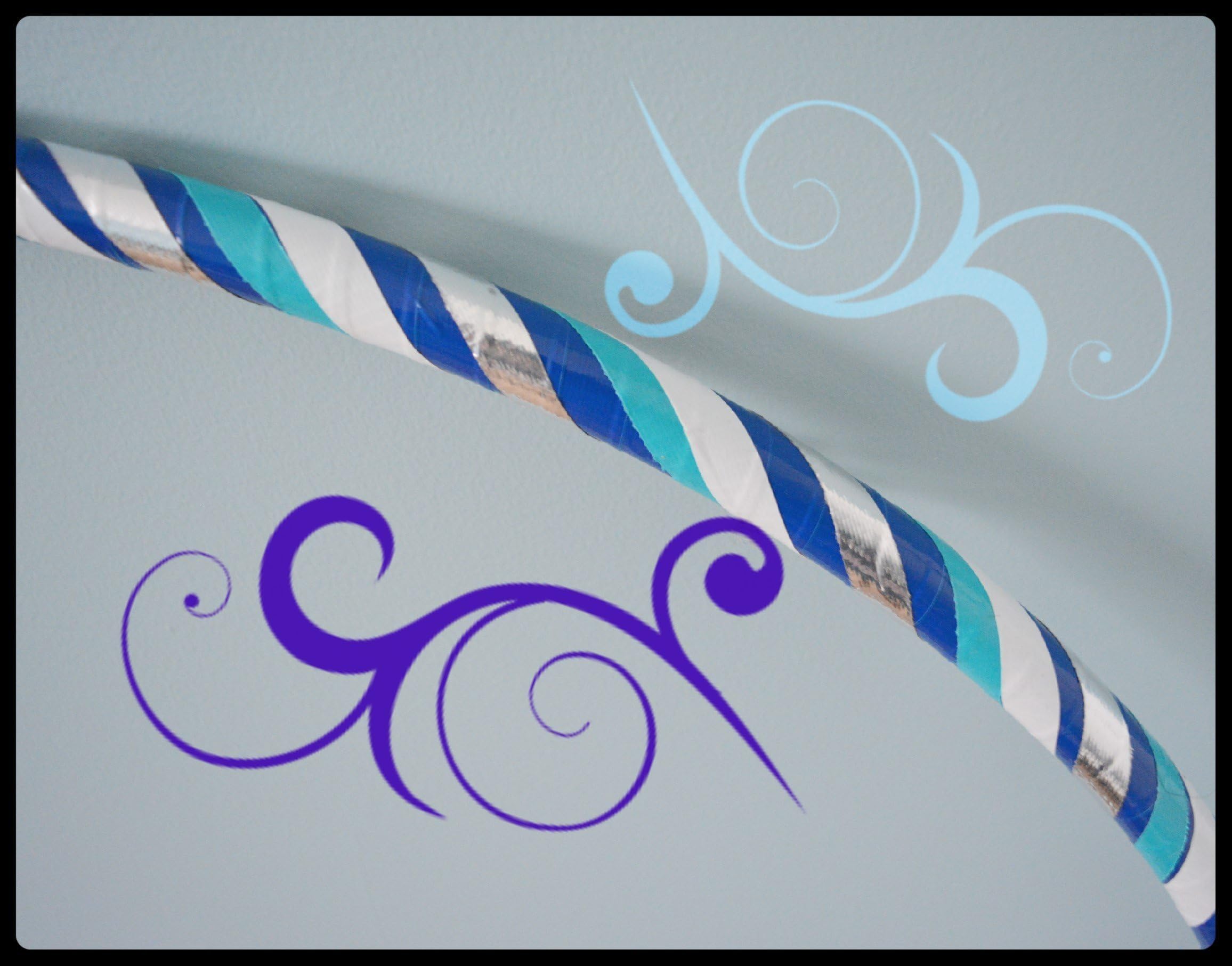 Custom Dance Hoop in Water Element Infinity Hula Hoop