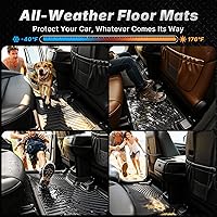 Vista 6 de Juego de alfombrillas OEDRO para Nissan Rogue S/SV/SL/Platinum/Rock Creek 2021-2026 (NO compatible con modelos Sport o Select), juego