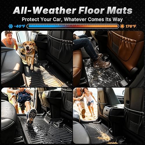 Miniatura 7 de OEDRO Alfombrillas para Jeep Grand Cherokee 2022-2025 de 5 asientos (incluye 4xe no para WK o L), alfombrillas para todo tipo de clima, tapete de