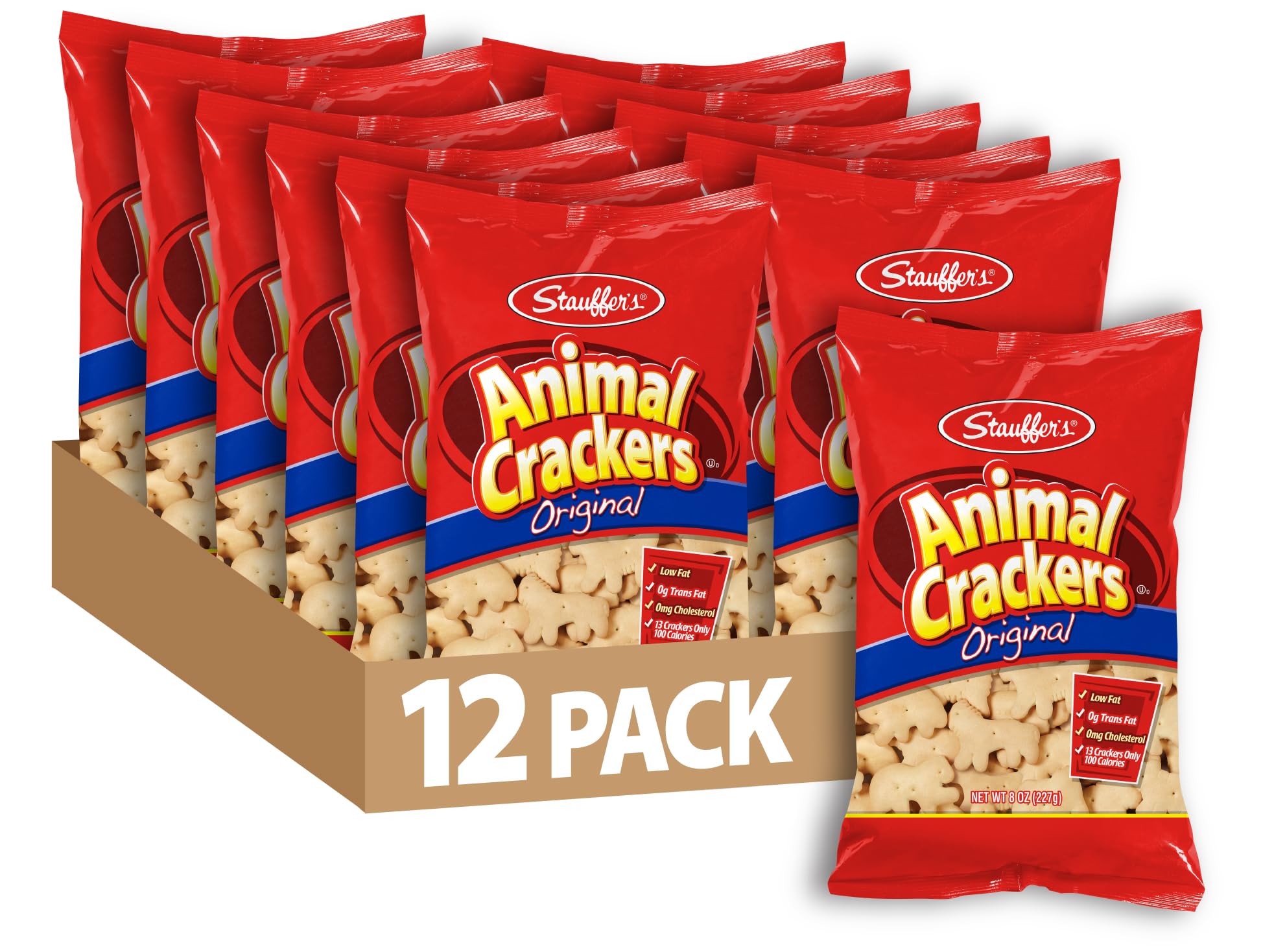 Amazon com : STAUFFERS Original Animal Crackers 12 Count 8oz Bags