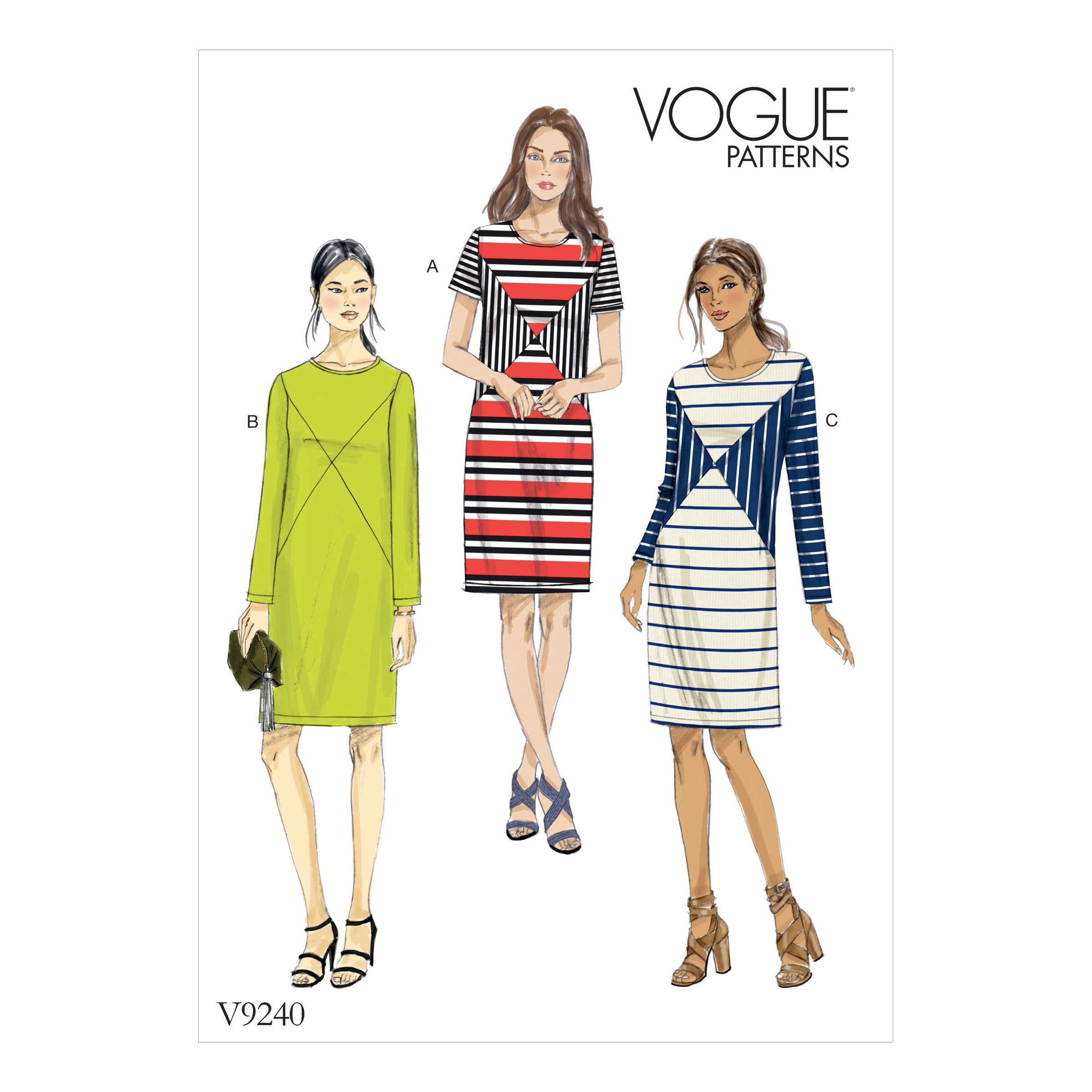 Robes en jersey fluides à coudre pour sublimer votre quotidien en tailles 6-14