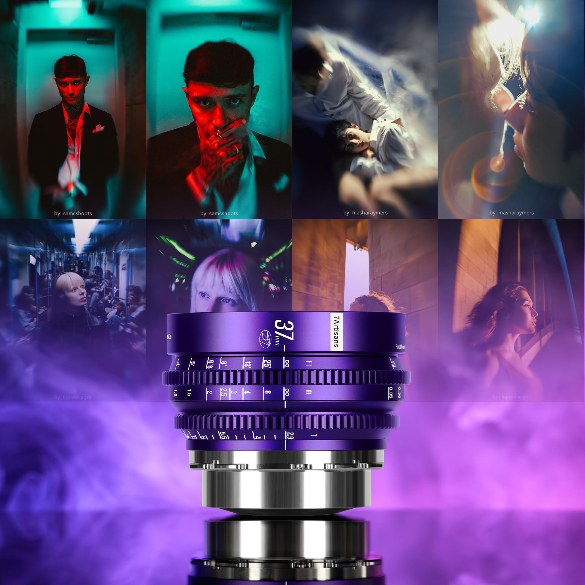 Amazon | 7artisans 37mm T2.9 フローラルブルームアートシリーズ 爆発