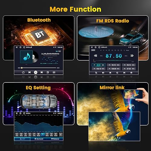 Miniatura 58 de (2+64G) para Jeep Compass Patriot 2010-2016 Android 13 Radio, pantalla táctil de 10.1 pulgadas estéreo de coche con Apple CarPlay Android Auto