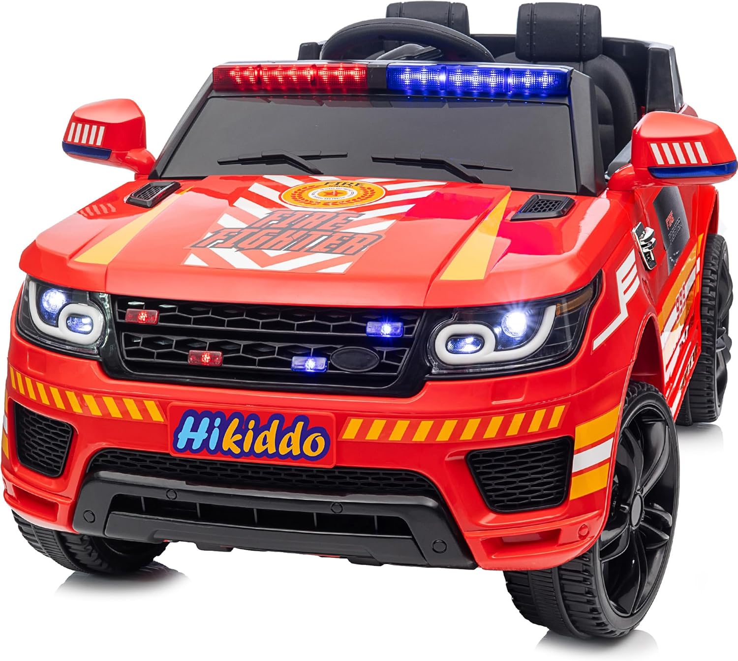 Electric Police Car for Kids, 24V Fire Truck Kids Liberia Ubuy
