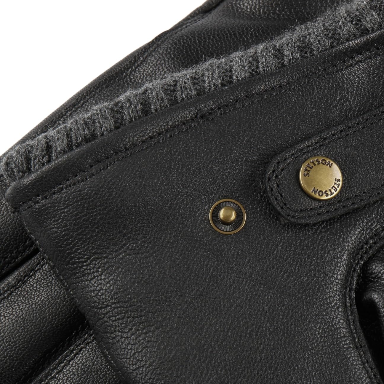 Stetson Greverud Lederhandschuhe Herren Winter Touchscreen