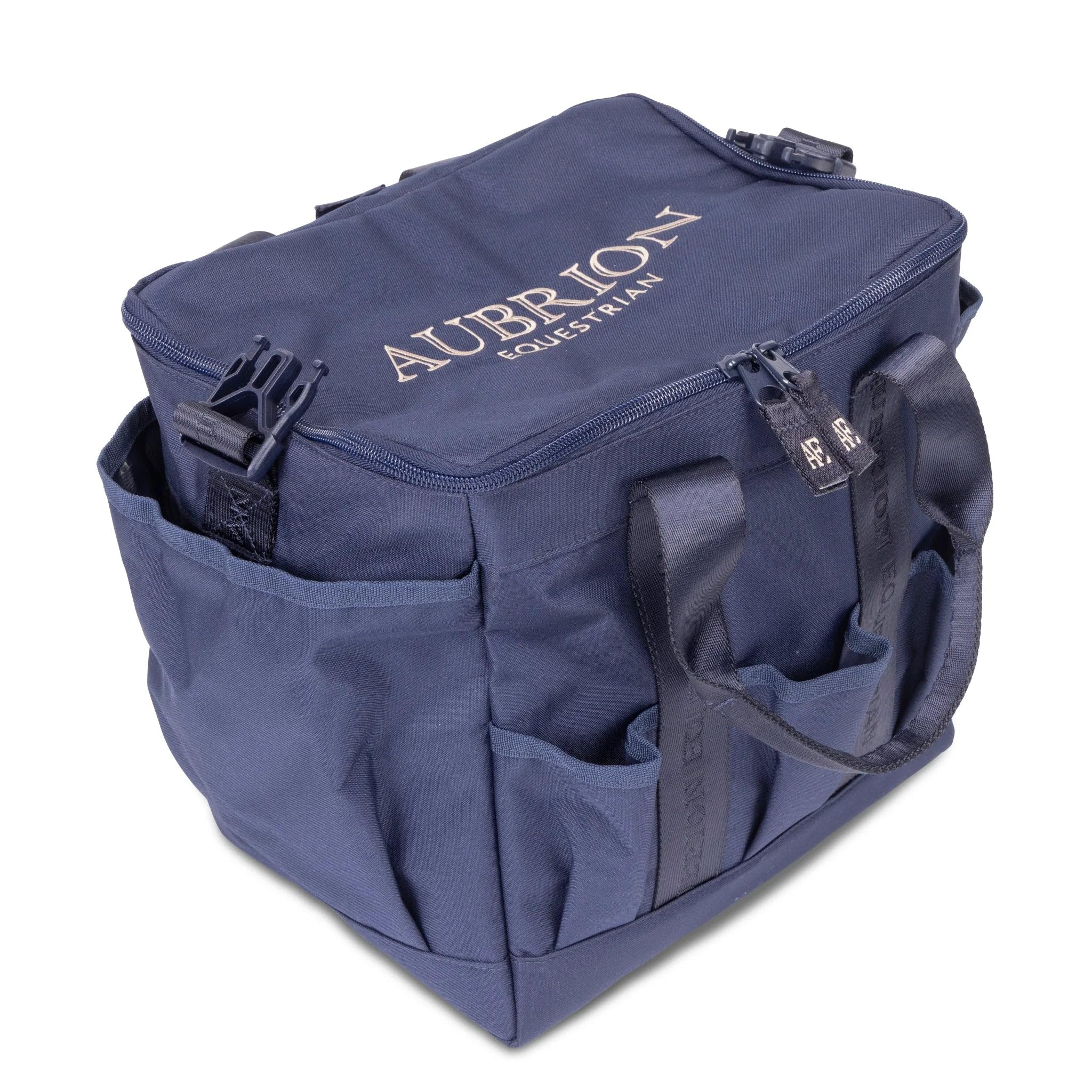Shires Aubrion Equestrian Large Grooming Kit Bag - Navy Blue