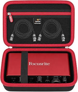 Case for Focusrite Scarlett 2i2 4th Gen USB Audio Interface Case Only