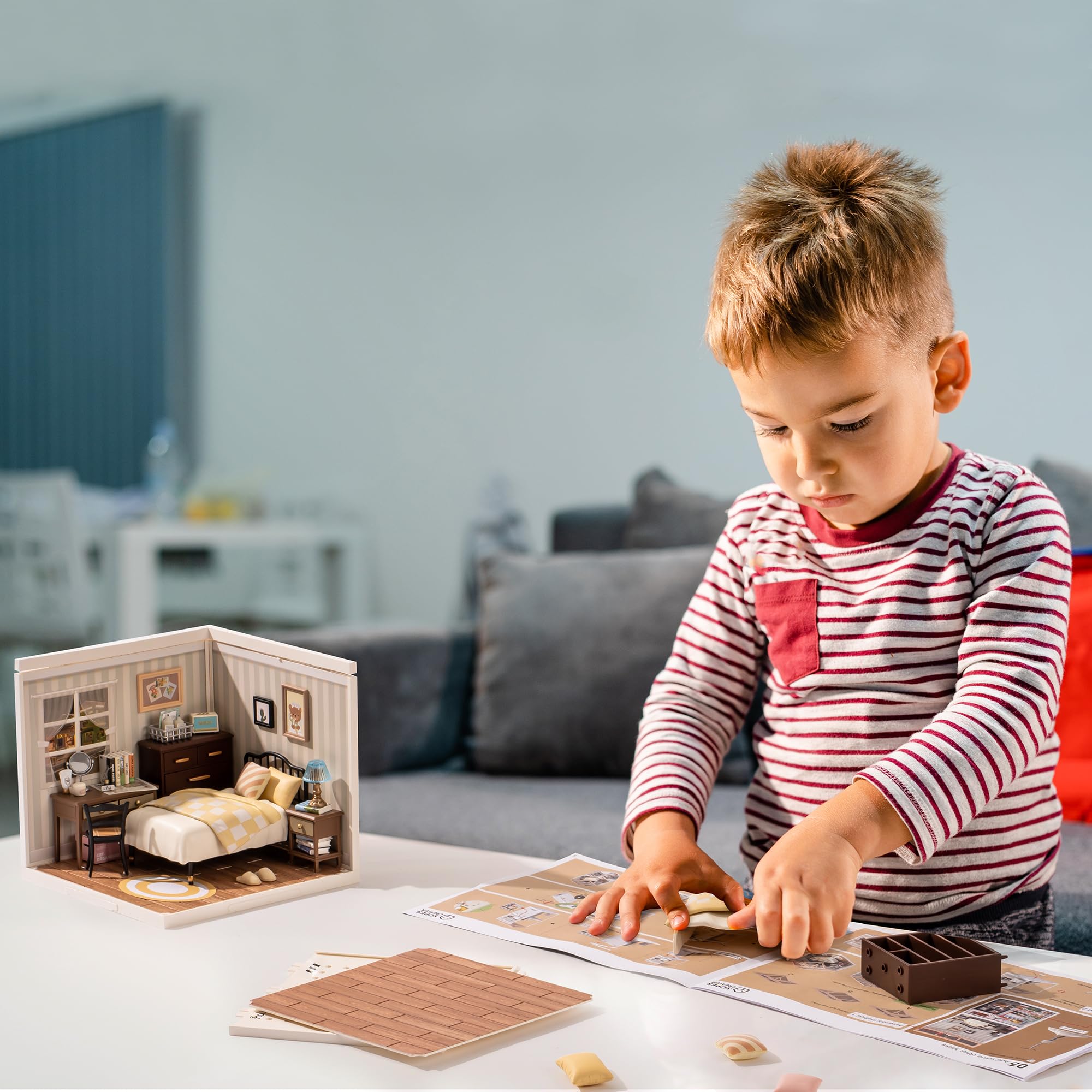 Kit De Casa En Miniatura Furry Friends' Home – Tienda De Mascotas Con Luces, Sin Pegamento, Modular Y Ampliable (Rolife)