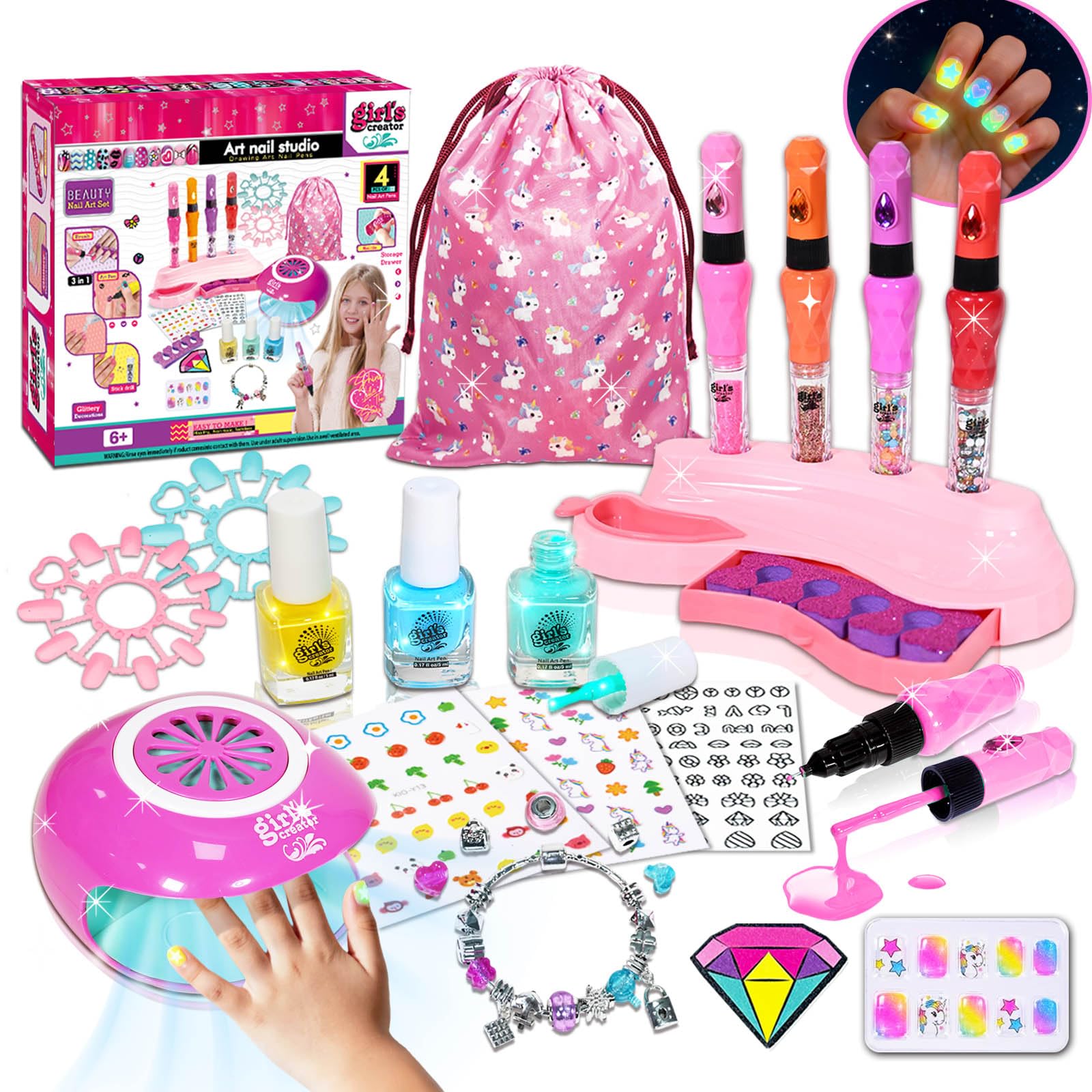 Nagelstudio - nagelset voor kinderen Nagelstudio - nagelset voor kinderen
