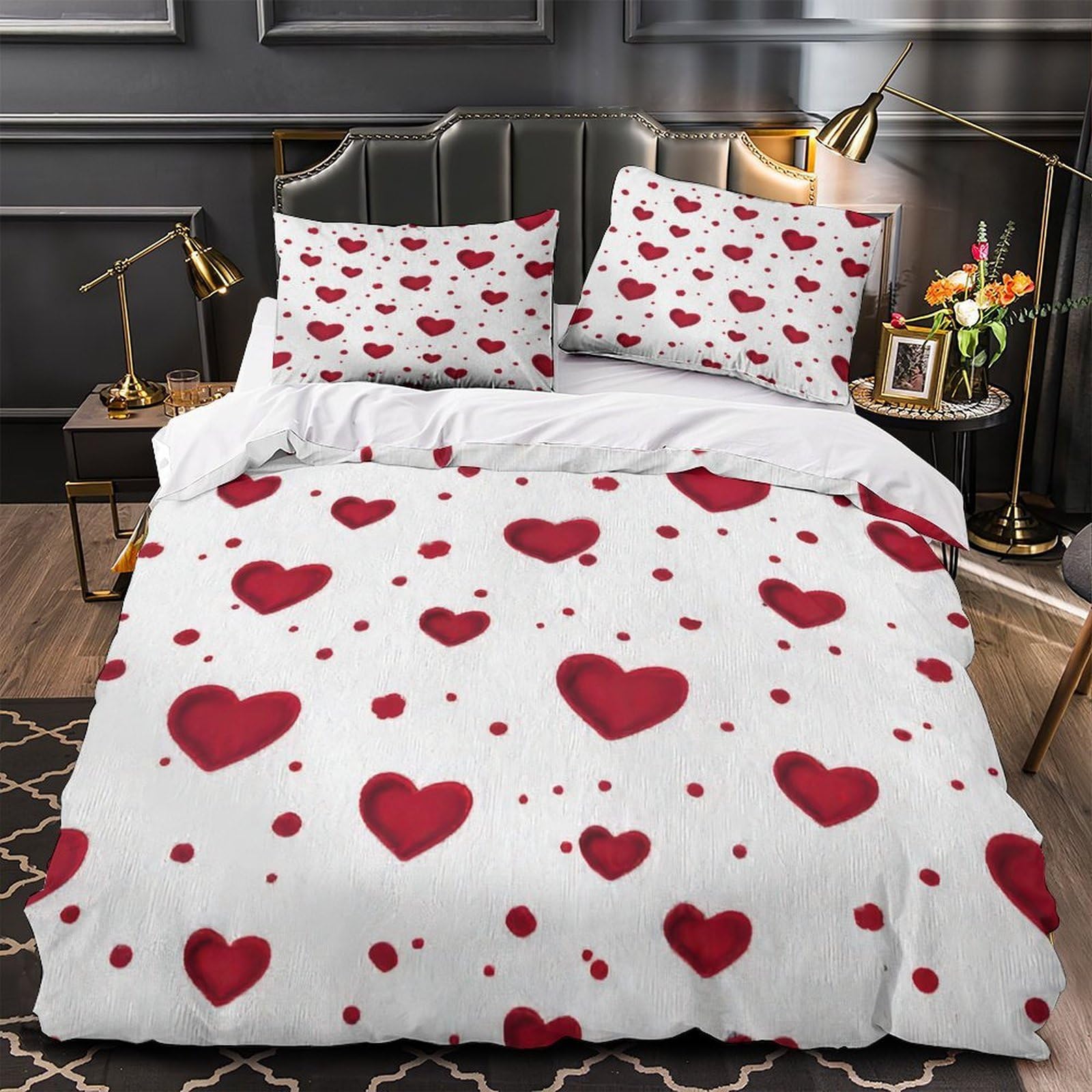 Housse de couette licorne 3D respirante lit super king 260x220