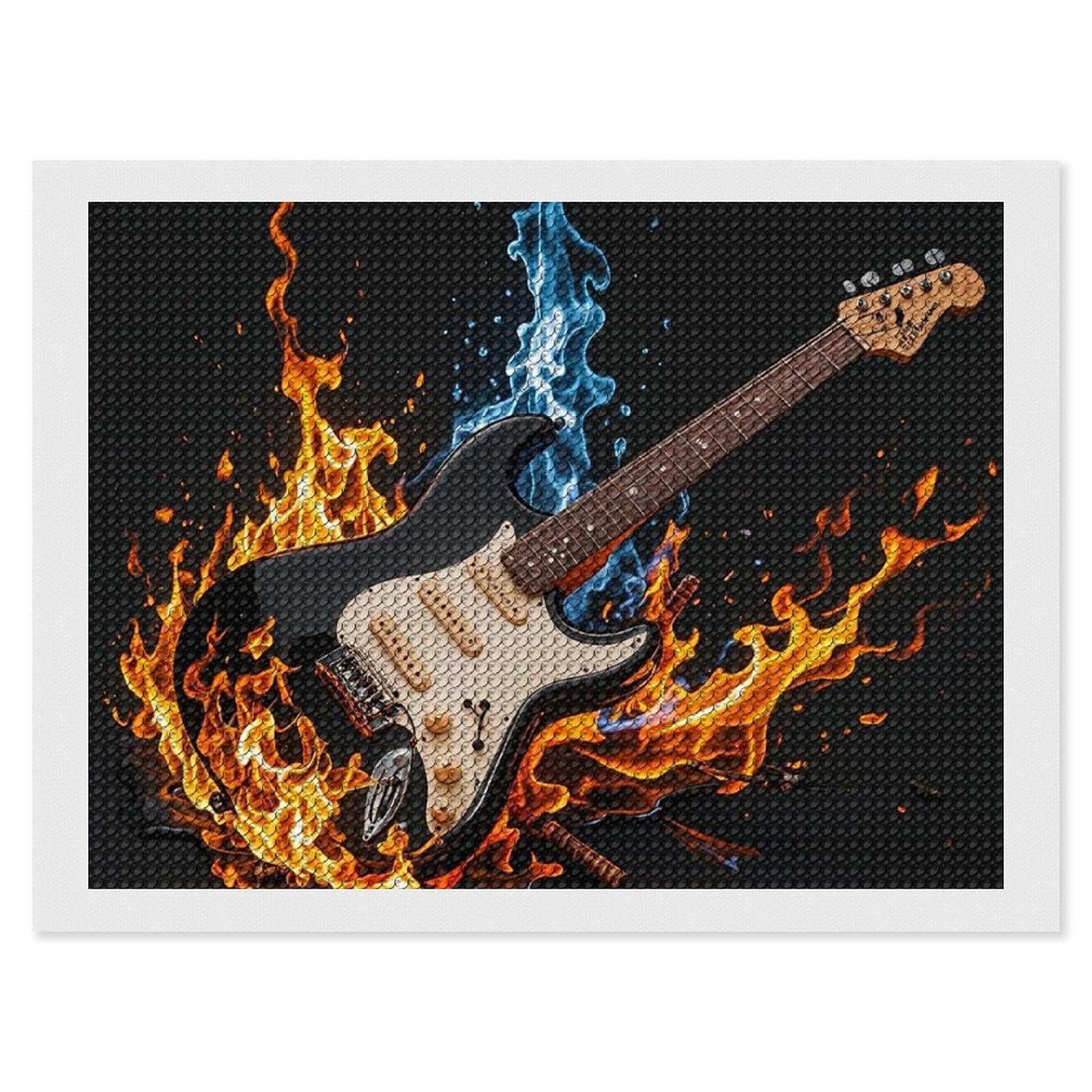 Peinture diamant musique déco salon broderie adulte 30x40 - 8