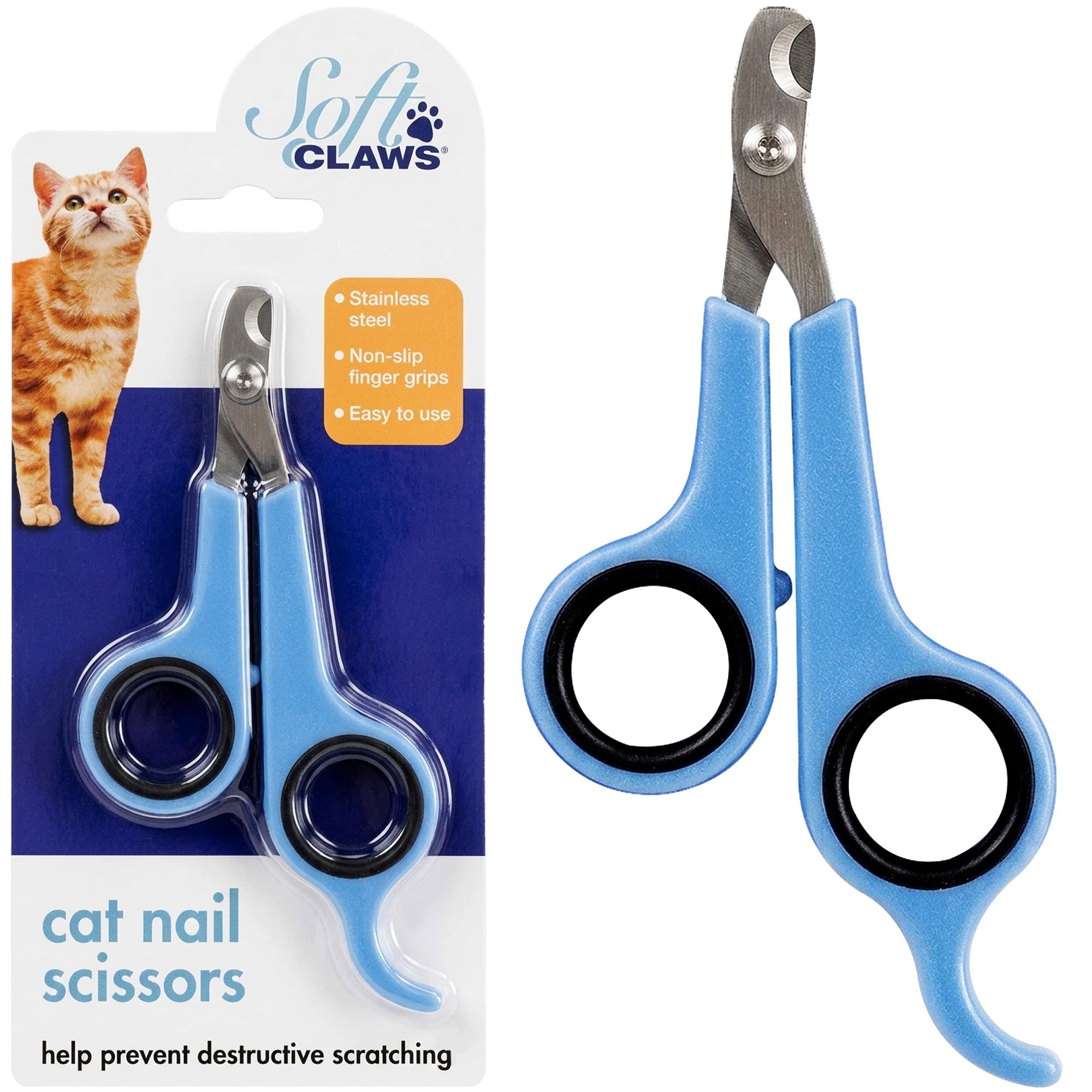 Cortaúñas para gatos que arañan y perros pequeños Soft Claws para evitar accidentes domésticos