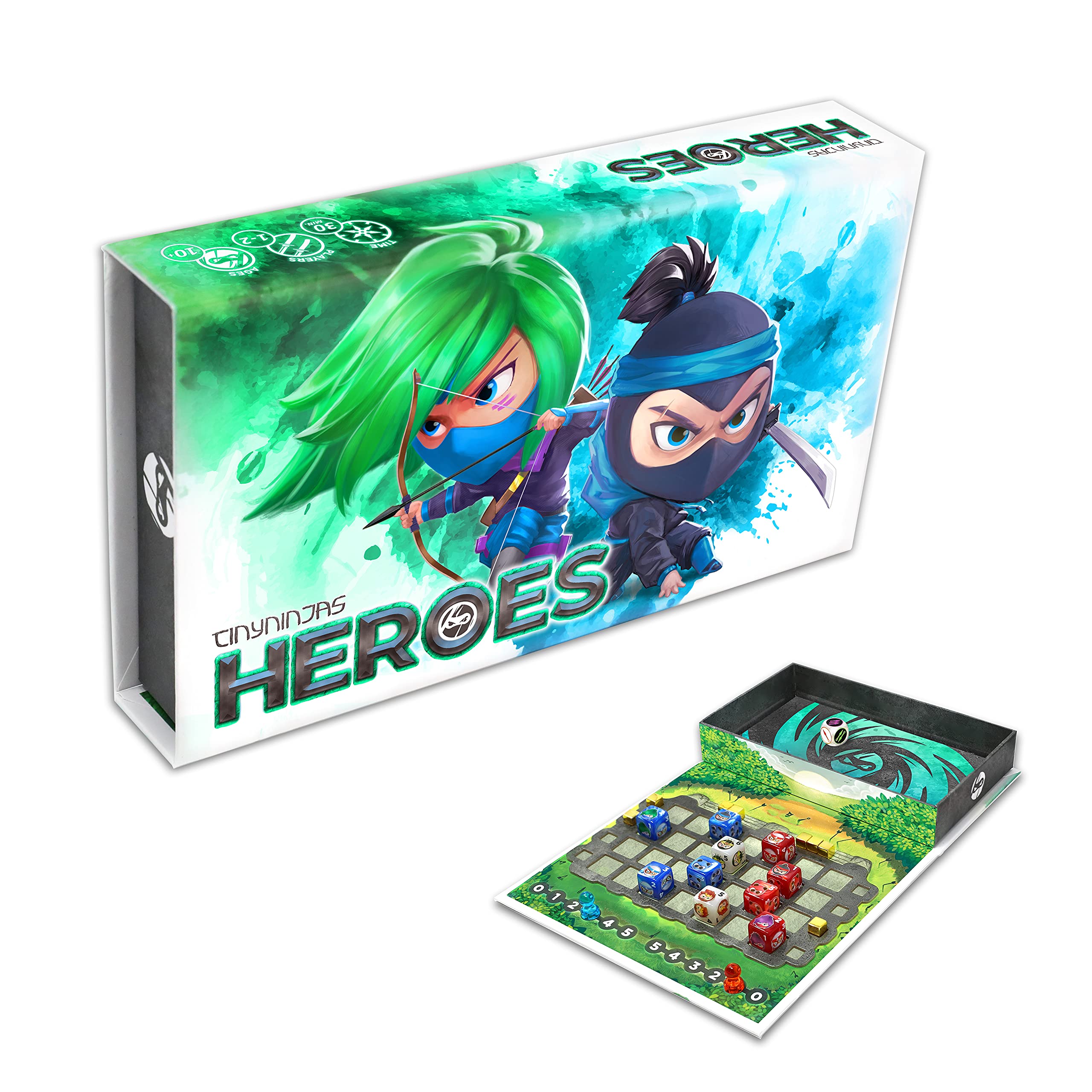 Heroes | Small & Portable | Strategic Tactical Combat for 1-2 Players