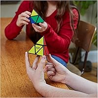 Vista 5 de Rubik's Cubo, pirámide, pirámide de Rubik's para resolver problemas, rompecabezas clásico a juego de colores, juguete antiestrés, rompecabezas