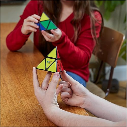 Miniatura 5 de Rubik's Cubo, pirámide, pirámide de Rubik's para resolver problemas, rompecabezas clásico a juego de colores, juguete antiestrés, rompecabezas