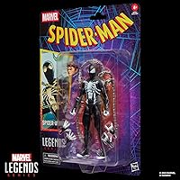Vista 3 de Marvel Legends Series Spider-Venom, Retro Cardback Spider-Man Comics Collectible 6-Inch Scale Action Figure