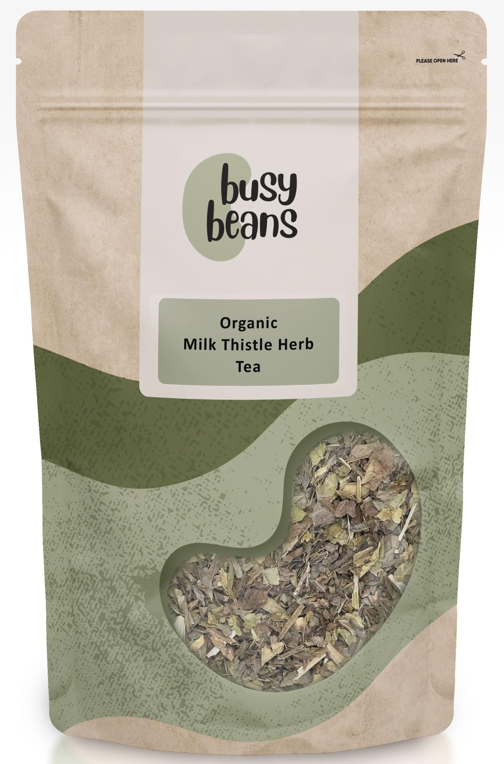 Organic Milk Thistle Herb Tea - Certified Organic - by Busy Beans Organic (100g)