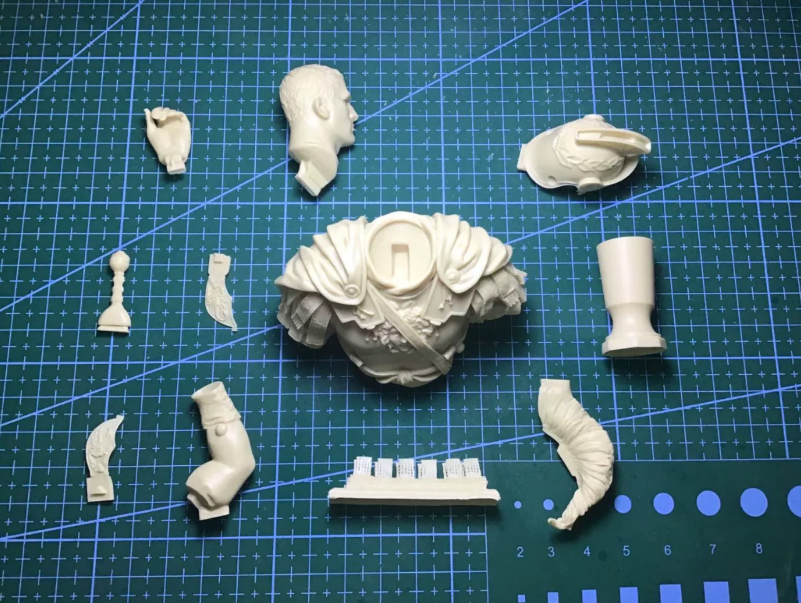 1/10 Resin-Büste Modell antiken europäischen Krieger Harz Modell-Bausatz (unmontiert und unbemalt) / / 9ljk-1