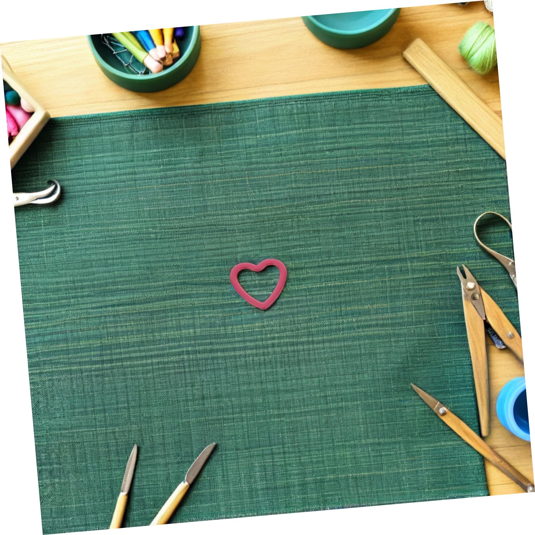 240pezzi Segnapunti Forma di Cuore in Metallo per Uncinetto e Lavoro Maglia Marcatore per Punti Rimovibile Strumento per Maglieria e Cucire