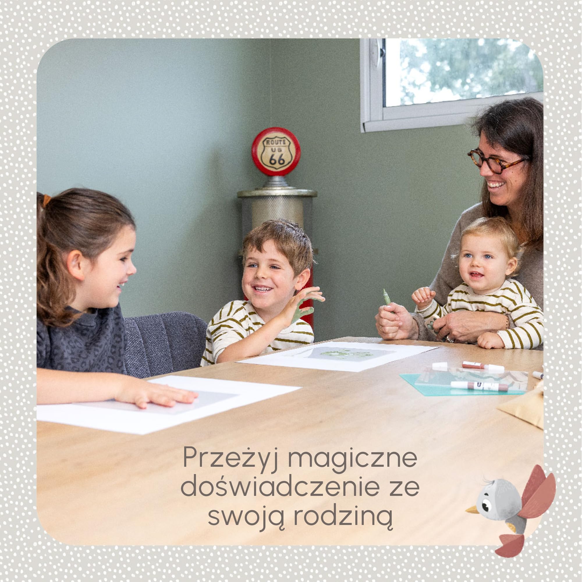 Tiny Love Family Prints, rodzinny zestaw odcisków palców, spersonalizowany prezent dla niemowląt, testowany dermatologicznie, nowy prezent dla niemowląt, baby shower, zestaw wszystko w jednym, 0+