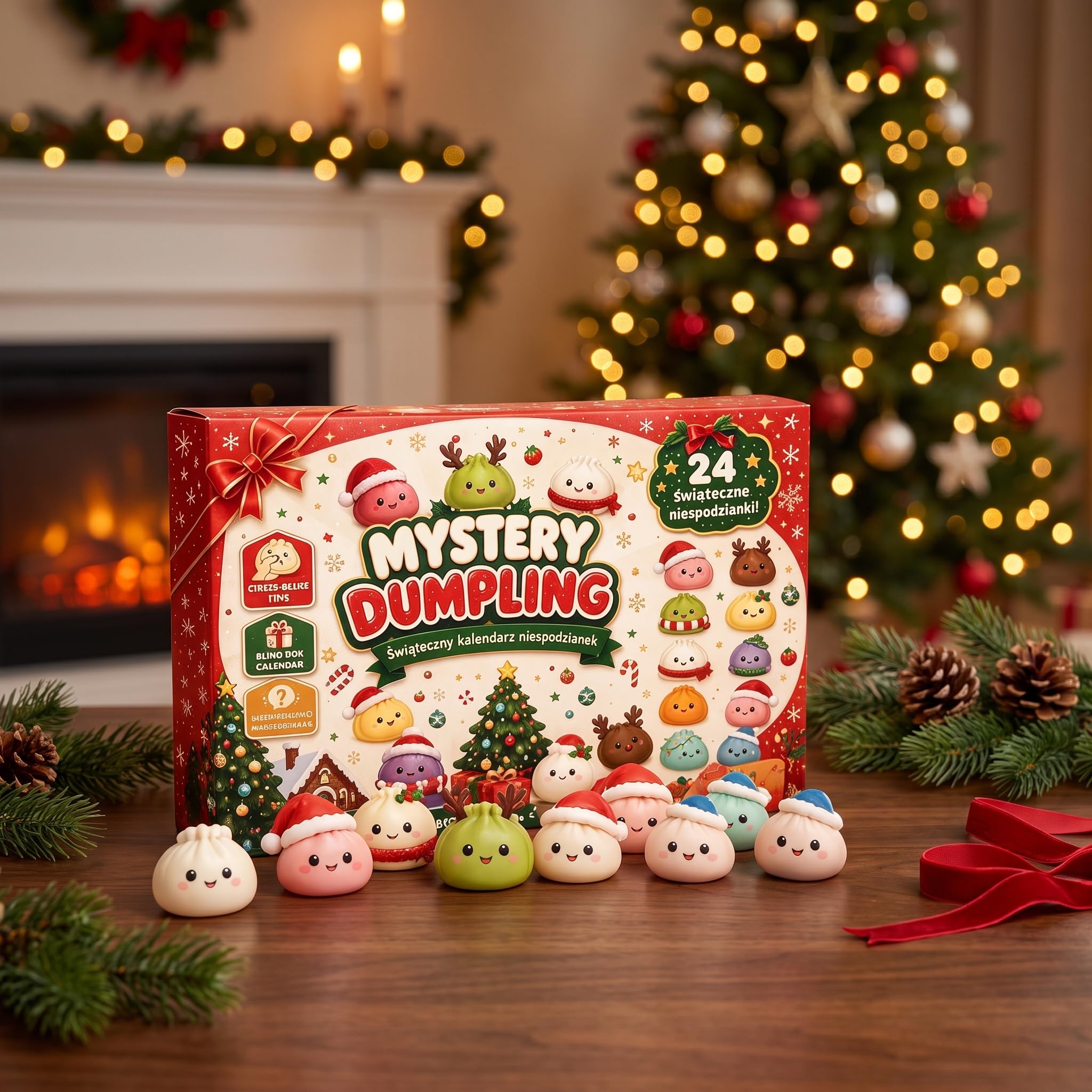 24 Day Adult Sensory Christmas Countdown Box, Christmas Squishies Advent — image 1