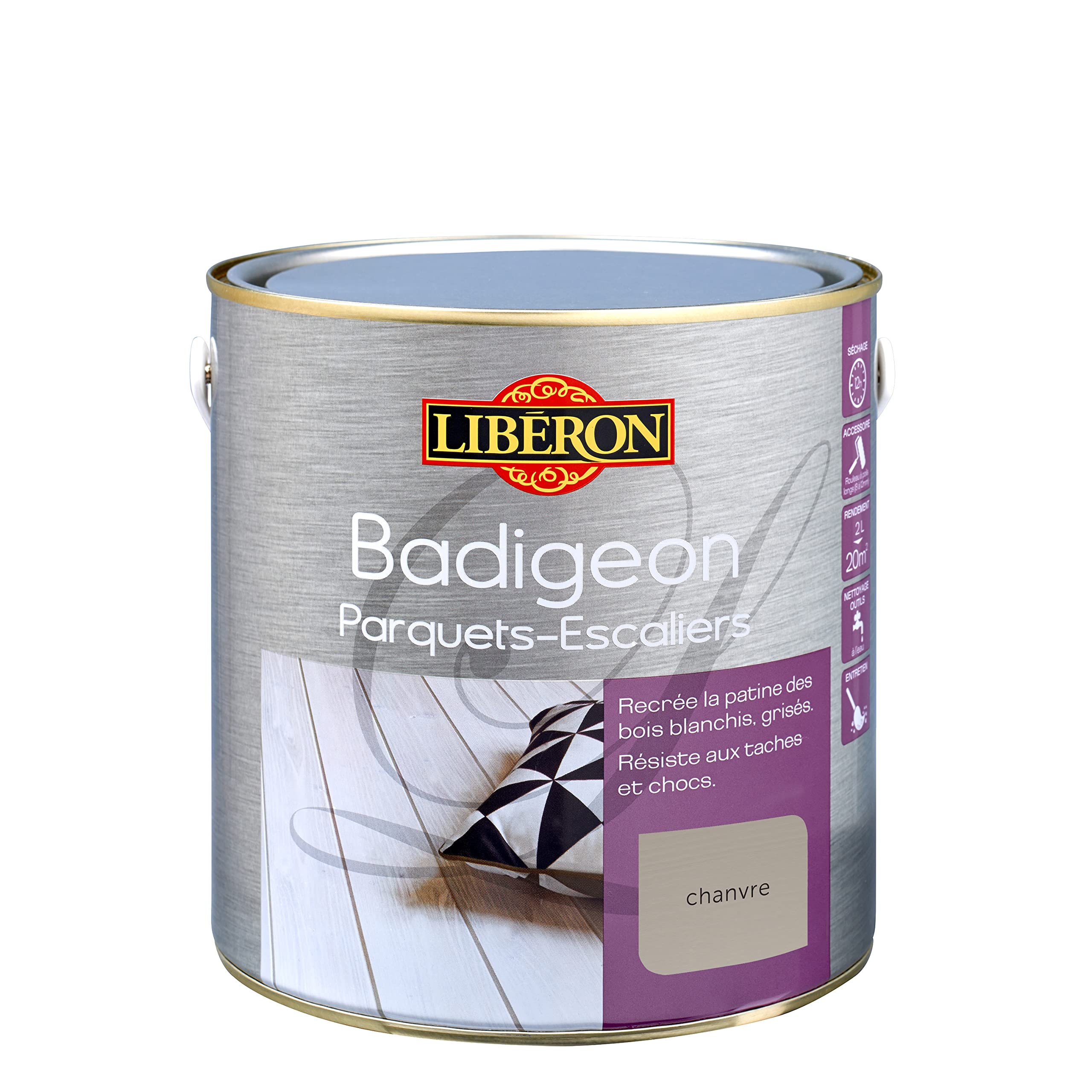 LIBERON Badigeon parquets-​escaliers, Chanvre, 2L